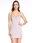 cheap Women&#039;s Dresses-Women&#039;s Club Sexy Bodycon Dress,Solid Strap Mini Sleeveless Gray Cotton Summer