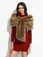 cheap Women&#039;s Scarves-Women&#039;s Party / Vintage Faux Fur Rectangle Scarf - Solid Colored / Fall / Winter