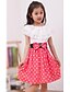 cheap Girls&#039; Clothing-Girls&#039; Polka Dot Short Sleeve Dress