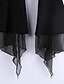 abordables Pantalones de mujer-Mujer Algodón Delgado Ajustado a la Bota / Vaqueros Pantalones - Un Color Negro L