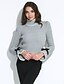 cheap Women&#039;s Tops-Women&#039;s Flare Sleeve Pullover - Solid Colored, Bow Ruffle