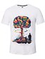 preiswerte T-Shirts &amp; Tank Tops für Herren-Herrn Freizeit Punk &amp; Gothic Street Schick Strand Baumwolle T-shirt,Rundhalsausschnitt Druck