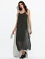 cheap Maxi Dresses-Women&#039;s Loose Sleeveless Polka Dot Backless Summer Strap Boho Beach Black / Maxi