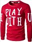 cheap Men&#039;s Hoodies &amp; Sweatshirts-Men&#039;s Simple Long Sleeve Sweatshirt - Letter Round Neck