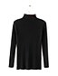 preiswerte Damen Pullover-Damen Standard Pullover-Ausgehen Lässig/Alltäglich Einfach Street Schick Solide Rollkragen Langarm Acryl Polyester Elasthan Frühling