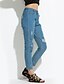 זול מכנסיים וחצאיות-בגדי ריקוד נשים מידות גדולות ג&#039;ינסים מכנסיים אחיד