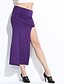 cheap Women&#039;s Skirts-Women&#039;s Sexy High Waist Side Split Package Hip Solid Dress