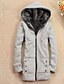 cheap Women&#039;s Outerwear-Women&#039;s Casual Fleece Lining Zipper Thicken Hoodie Sweatshirt Coat