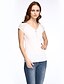 halpa Naisten yläosat-Naiset Hihaton Samea V kaula-aukko Polyesteri Kesä Yksinkertainen Rento/arki T-paita,Yhtenäinen