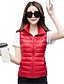 cheap Women&#039;s Puffer&amp;Parka-Women&#039;s Going out Casual / Active / Street chic White Duck Down Down - Solid Colored Stand / Winter