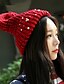 cheap Women&#039;s Hats-Fashion Pearl Anti - Along The Knitting Cap Winter Women &#039;S Wool Caps Head Caps