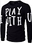 cheap Men&#039;s Hoodies &amp; Sweatshirts-Men&#039;s Simple Long Sleeve Sweatshirt - Letter Round Neck