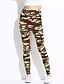 cheap Leggings-Women&#039;s Polyester Spandex Medium Legging Beige