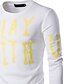 cheap Men&#039;s Hoodies &amp; Sweatshirts-Men&#039;s Simple Long Sleeve Sweatshirt - Letter Round Neck