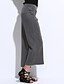 abordables Pantalones de mujer-De las mujeres Pantalones Perneras anchas-Simple Microelástico-Poliéster
