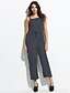 voordelige Dames jumpsuits &amp; rompers-Rayon-Inelastisch-Medium-Vrouwen-Eenvoudig-Jumpsuits-Mouwloos