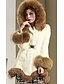 cheap Women&#039;s Coats &amp; Trench Coats-Solid Colored Faux Fur White / Black / Wine L / XL / XXL