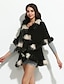 cheap Women&#039;s Coats &amp; Trench Coats-Women&#039;s Going out / Party/Cocktail Vintage / Sophisticated Long Cloak / Capes Imitation Fox Fur Coat Shawl Lapel