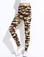 cheap Leggings-Women&#039;s Polyester Spandex Medium Legging Beige