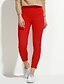 cheap Leggings-Women&#039;s Cotton Solid Color Sporty Legging Black Red Khaki S M L