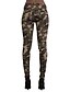 abordables Pantalones de tallas grandes-Mujer Ropa de calle Ajustado Vaqueros rasgado Pantalones Festivos Noche Microelástico camuflaje Pitillo Verde Trébol S M L XL XXL / Sexy