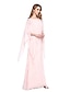 Χαμηλού Κόστους Φορέματα για τη Μητέρα της Νύφης-Ίσια Γραμμή Φόρεμα Μητέρας της Νύφης Ντε πιες Λεπτές Τιράντες Μακρύ Σιφόν Αμάνικο με Χάντρες 2020