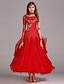 Χαμηλού Κόστους Ρούχα για χοροεσπερίδα-Επίσημος Χορός Φόρεμα Γυναικεία Επίδοση Σπαντέξ Δαντέλα Τούλι