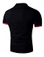 abordables polo clásico-Hombre POLO Camiseta de golf Camiseta de tenis Color sólido Cuello Cuello Camisero Negro Gris Claro Rojo Azul Marino Manga Corta Deportes Noche Básico Delgado Tops Activo / Verano / Verano