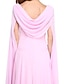 Χαμηλού Κόστους Φορέματα για τη Μητέρα της Νύφης-Γραμμή Α Φόρεμα Μητέρας της Νύφης Κομψό Με Κόσμημα Μακρύ Σιφόν Μακρυμάνικο με Χάντρες 2021