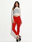 cheap Women&#039;s Clothing-Women&#039;s Daily Cotton Basic Legging Solid Colored Mid Waist Black Red Blue S M L / Skinny