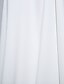 Недорогие Вечерние платья-Платье с рисунком русалки/трубы праздничное коктейльное вечернее платье для выпускного вечера без бретелек без рукавов со шлейфом средней длины шифон с рисунком/принт/торжественный вечер