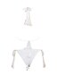 cheap Women&#039;s Swimwear &amp; Bikinis-Women&#039;s Crochet Boho Bikini Swimsuit Print Halter Neck Swimwear Bathing Suits White Purple Khaki Green