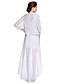 cheap Mother of the Bride Dresses-Sheath / Column Scoop Neck Asymmetrical Chiffon Mother of the Bride Dress with Sequin by LAN TING BRIDE®
