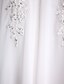 preiswerte Kleider für die Brautmutter-A-Line Mother of the Bride Dress Convertible Dress V Neck Asymmetrical Chiffon Beaded Lace Long Sleeve with Beading Appliques 2021