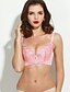 voordelige Sexy lingerie-Dames Push-Up Onderbeugel beha 5/8 cup Beha Jacquard Zwart Beige Roze