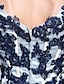 preiswerte Abendkleider-Ballkleid Muster Quinceanera Formeller Abend Kleid U-Ausschnitt Ärmellos Boden-Länge Tüll mit Spitzen-Overlay mit Perlenstickerei Applikationen 2021