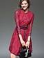 cheap Women&#039;s Dresses-Women&#039;s Holiday / Going out Vintage / Street chic / Sophisticated Cotton A Line Dress - Patchwork