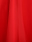 baratos Vestidos para Ocasiões Especiais-Sereia Evento Formal Vestido Ilusão Decote Sem Manga Cauda Escova Microfibra Jersey com Pregas 2020