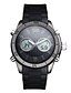 levne Sportovní hodinky-ASJ Pánské Digitální hodinky japonština Digitální Silikon Černá / Modrá 30 m Voděodolné Kalendář Svítící Analog - Digitál Luxus Na běžné nošení Módní - Černá Modrá / Nerez / Kompas / LCD / Stopky