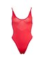 abordables Maillots de bain une pièce-Maillots de Bain Une pièce Maillot de bain Femme Croisé Couleur Pleine A Bretelles Maillots de bain