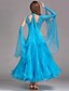 cheap Ballroom Dancewear-Ballroom Dance Dress Women&#039;s Performance Spandex Lace Tulle