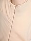 olcso Örömanyaruhák-A-vonalú Scoop nyak Térdig érő Sifon Örömanya ruha val vel Rojt által LAN TING BRIDE®