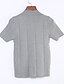 preiswerte Damen Oberteile-Damen Alltag Street Schick Solide Kurzarm Standard Pullover, Rundhalsausschnitt Sommer Weiß / Schwarz / Grau M / L / XL
