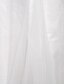 preiswerte Hochzeitskleider-A-Linie V-Ausschnitt Hof Schleppe Spitze / Tüll Maßgeschneiderte Brautkleider mit Paillette / Applikationen / Knopf durch LAN TING BRIDE® / Rückenfrei / Eine Glocke / Königlicher Stil