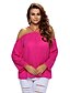 billige Bluser og skjorter til kvinner-Grime Bluse - Ensfarget, Åpen rygg Dame