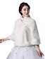 cheap Wraps &amp; Shawls-Long Sleeve Faux Fur Wedding / Party Evening Wedding  Wraps / Fur Wraps / Fur Coats With Button Coats / Jackets
