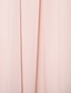 preiswerte Brautjungfernkleider-A-Line Bridesmaid Dress Jewel Neck / Cross Front Sleeveless Elegant Floor Length Chiffon with Sash / Ribbon / Pleats 2022