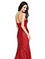 cheap Evening Dresses-Mermaid / Trumpet Sweetheart Neckline Court Train Sequined Sparkle &amp; Shine Formal Evening Dress with Crystal Brooch / Ruched by TS Couture®