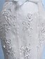 Χαμηλού Κόστους Βραδινά Φορέματα-Γραμμή Α Φόρεμα Επίσημο Βραδινό Μακρύ Κοντομάνικο Σκάφος λαιμού Τούλι με Ζώνη / Κορδέλα 2022