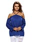 billige Bluser og skjorter til kvinner-Grime Bluse - Ensfarget, Åpen rygg Dame